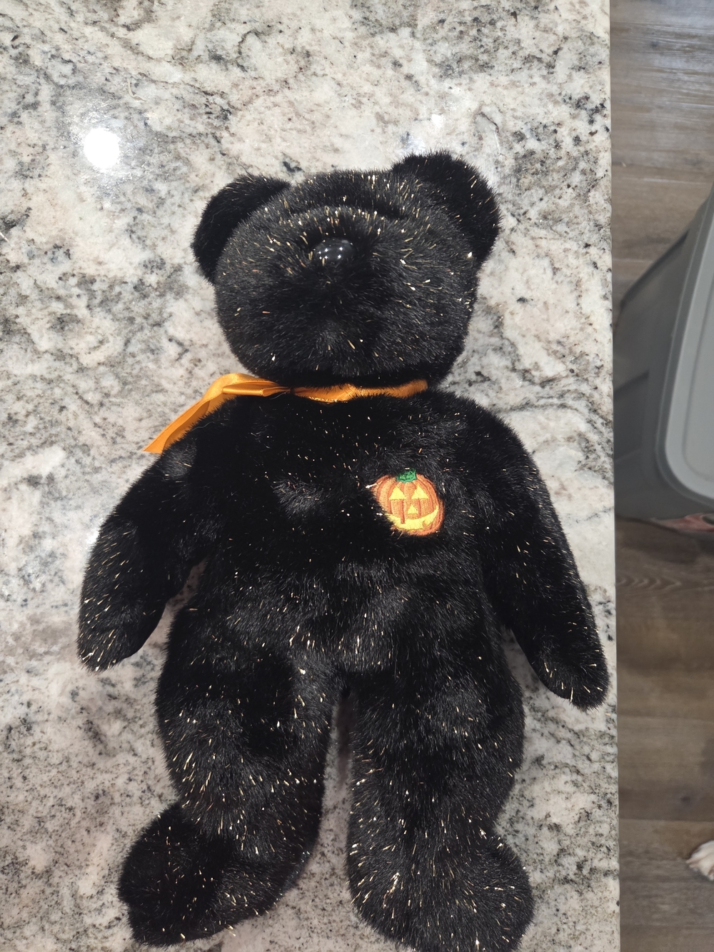 Vintage TY 2002 Halloween Haunt Bear No Tag